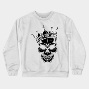 Skull in Crown Crewneck Sweatshirt